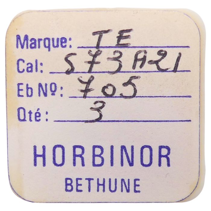 Technic Ebauche 573A2I - 705 Roue d'ancre pivotée (à l'unité) - Escape wheel and pinion with straight pivots (per unit)