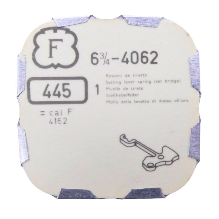 Felsa 4062 - 445 Ressort de tirette (à l'unité) - Setting lever spring (set bridge) (per unit)