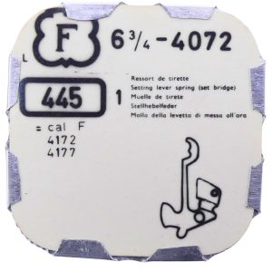 Felsa 4072 - 445 Ressort de tirette (à l'unité) - Setting lever spring (set bridge) (per unit)