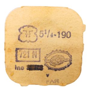 FHF 190 - 721 Balancier avec spiral plat (à l'unité) - Balance with flat hairspring regulated (per unit)