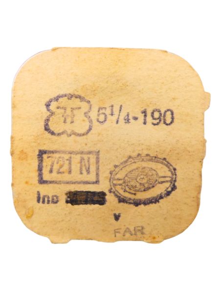 FHF 190 - 721 Balancier avec spiral plat (à l'unité) - Balance with flat hairspring regulated (per unit)