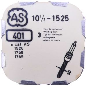 AS 1525 - 401 Tige de remontoir (à l'unité) - Winding stem (per unit)