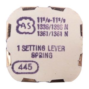 AS 1336/1336N - 445 Ressort de tirette (à l'unité) - Setting lever spring (set bridge) (per unit)