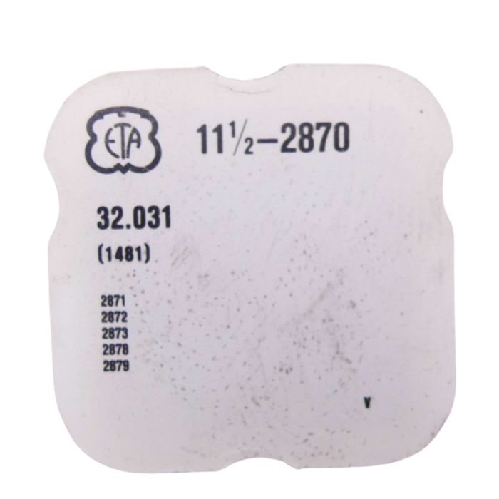 ETA 2870 - 1481 Mobile de réduction (roue de transmission) (à l'unité) - Reduction gear (transmission wheel) (per unit)