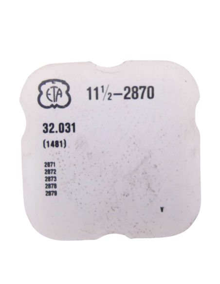 ETA 2870 - 1481 Mobile de réduction (roue de transmission) (à l'unité) - Reduction gear (transmission wheel) (per unit)