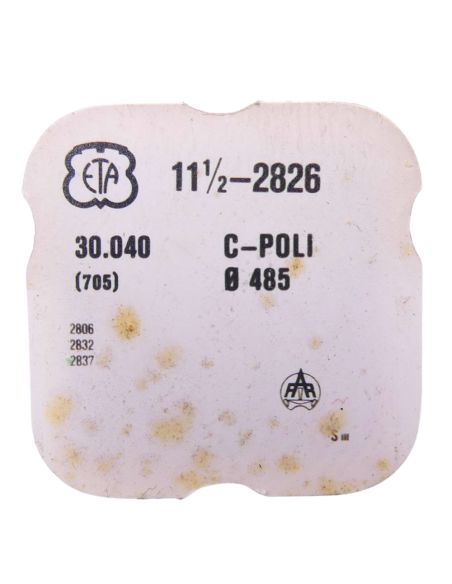 ETA 2826 - 705 Roue d'ancre pivotée (à l'unité) - Escape wheel and pinion with straight pivots (per unit)