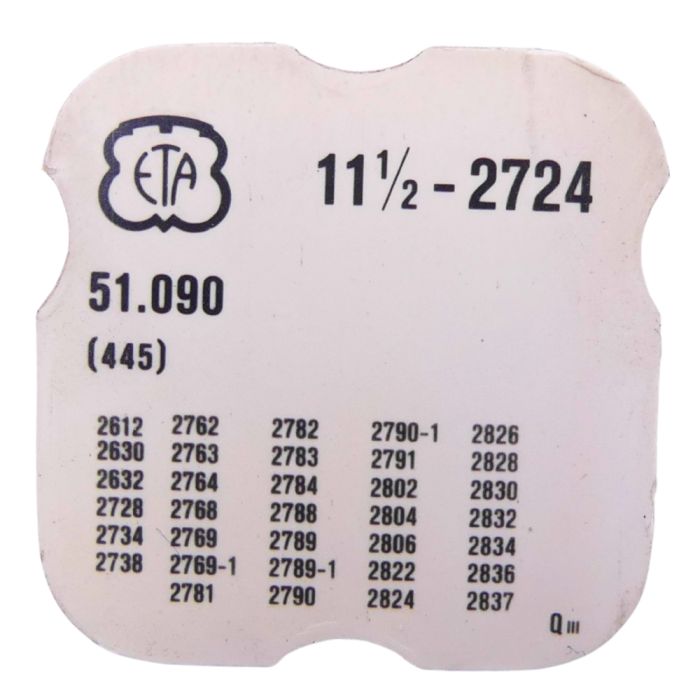 ETA 2724 - 445 Ressort de tirette (à l'unité) - Setting lever spring (set bridge) (per unit)