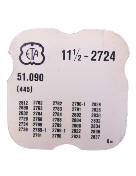 ETA 2724 - 445 Ressort de tirette (à l'unité) - Setting lever spring (set bridge) (per unit)