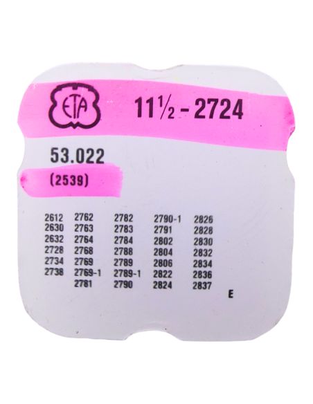 ETA 2724 - 2539 Commande du correcteur de quantième (à l'unité) - Date corrector lever (per unit)