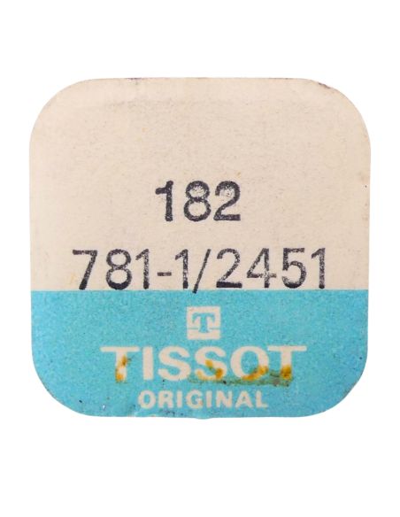 Tissot 781-1/2451 - 182 Barillet avec couvercle (sans arbre) (à l'unité) - Barrel and cover (without arbor) (per unit)
