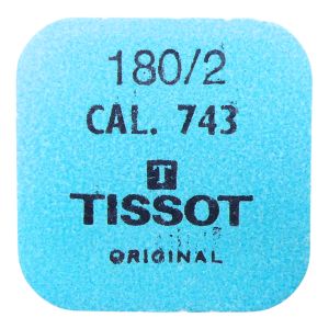 Tissot 743 - 180/2 Barillet avec arbre et ressort de freinage (à l'unité) - Barrel with arbor and brake spring (per unit)