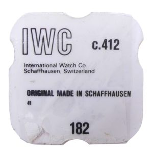 IWC 412 - 182 Barillet avec couvercle (sans arbre) (à l'unité) - Barrel and cover (without arbor) (per unit)