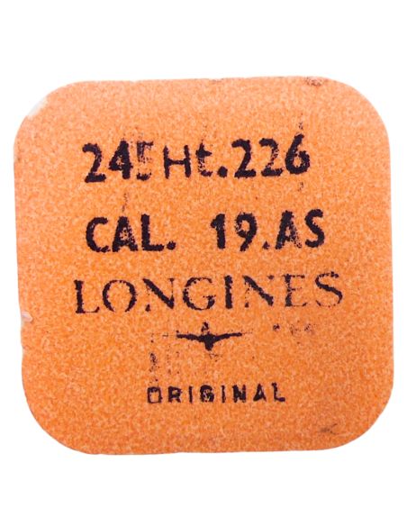 Longines 19.AS - 245 Chaussée lanternée pour seconde au centre (à l'unité) - Cannon pinion with clam notch for sweep second(pe