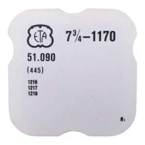 ETA 1170 - 445 Ressort de tirette (à l'unité) - Setting lever spring (set bridge) (per unit)