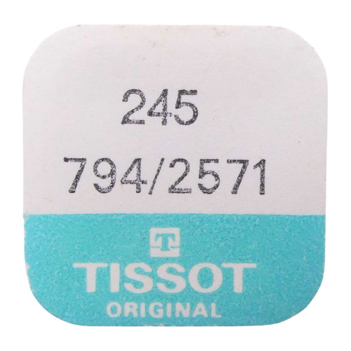 Tissot 794/2571 - 245 Chaussée lanternée pour seconde au centre (à l'unité) - Cannon pinion with clam notch for sweep second(p