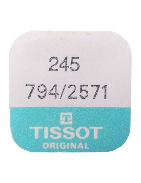 Tissot 794/2571 - 245 Chaussée lanternée pour seconde au centre (à l'unité) - Cannon pinion with clam notch for sweep second(p