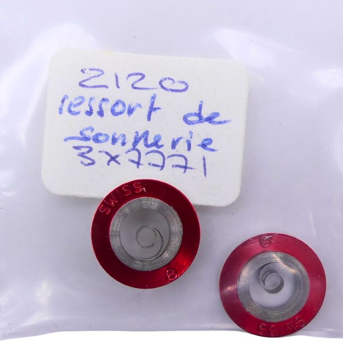Tissot 2120 - 7771 Ressort de barillet de sonnerie (à l'unité) - Alarm mainspring (per unit)