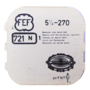FHF 270 - 721 Balancier avec spiral plat (à l'unité) - Balance with flat hairspring regulated (per unit)