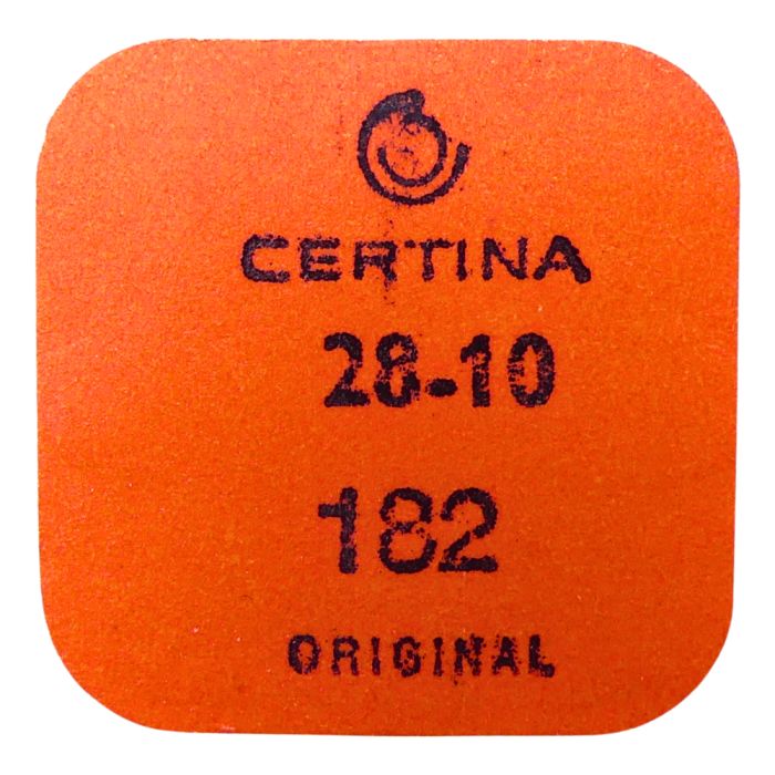 Certina 28-10 - 182 Barillet avec couvercle (sans arbre) (à l'unité) - Barrel and cover (without arbor) (per unit)