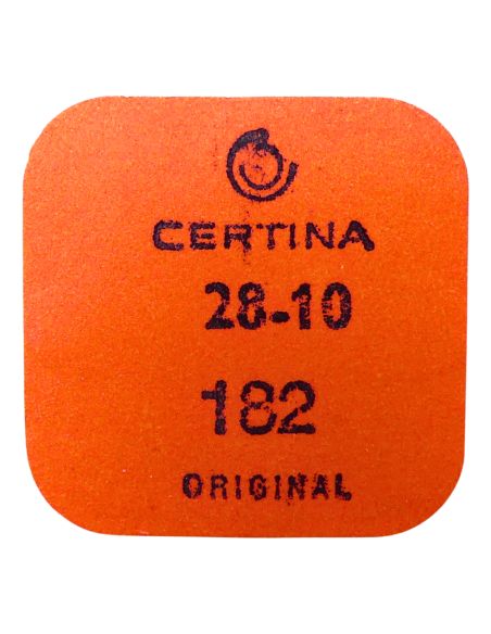 Certina 28-10 - 182 Barillet avec couvercle (sans arbre) (à l'unité) - Barrel and cover (without arbor) (per unit)