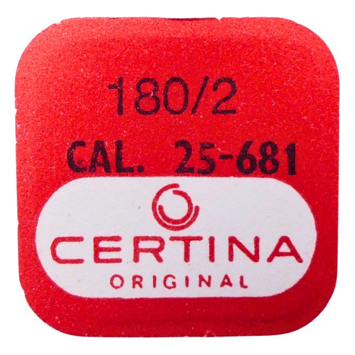Certina 25-681 - 180/2 Barillet avec arbre et ressort de freinage (à l'unité) - Barrel with arbor and brake spring (per unit)