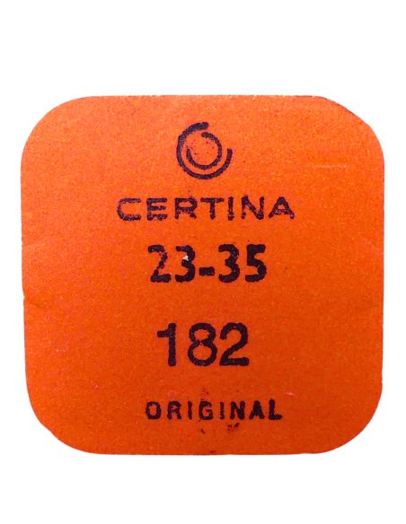 Certina 23-35 - 182 Barillet avec couvercle (sans arbre) (à l'unité) - Barrel and cover (without arbor) (per unit)