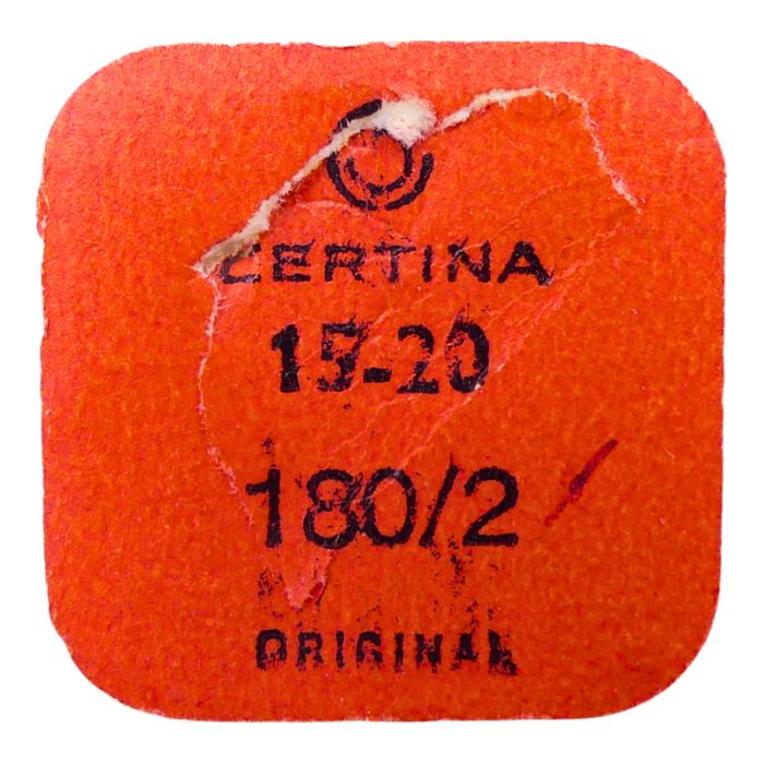 Certina 15-20 - 180/2 Barillet avec arbre et ressort de freinage (à l'unité) - Barrel with arbor and brake spring (per unit)