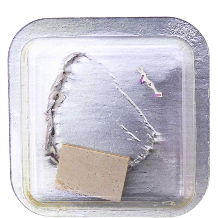 Omega 480 - 1316 Ancre montée (à l'unité) - Jewelled pallet fork and staff (per unit)