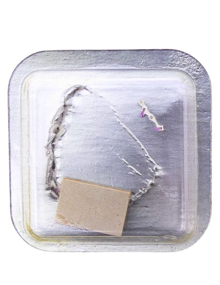 Omega 480 - 1316 Ancre montée (à l'unité) - Jewelled pallet fork and staff (per unit)