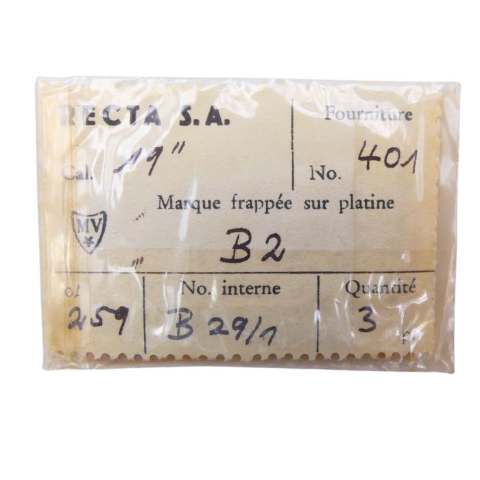 Recta 19 - 401 Tige de remontoir (à l'unité) - Winding stem (per unit)