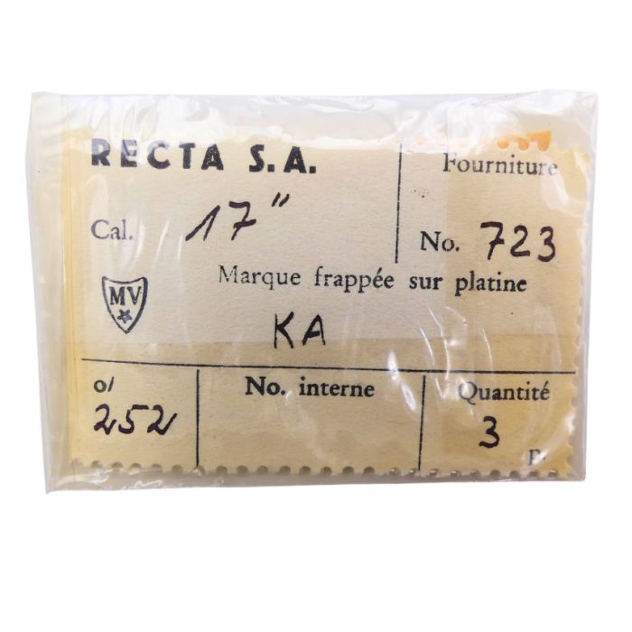 Recta 17 - 723 Axe de balancier (à l'unité) - Balancer staff pivoted (per unit)