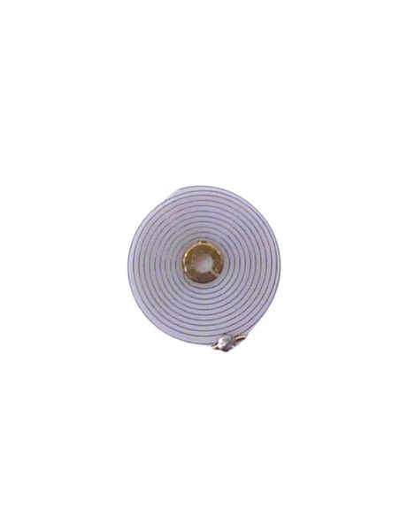 ETA 2370 - 734 Spiral plat réglé piton rond (à l'unité) - Flat hairspring regulated round stud (per unit)