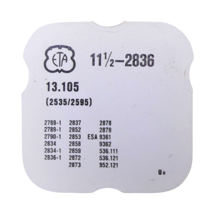 ETA 2836 - 2535 Plaque de maintien de l'étoile de quantième et de l'indicateur de quantième (à l'unité) - Date star and date ind