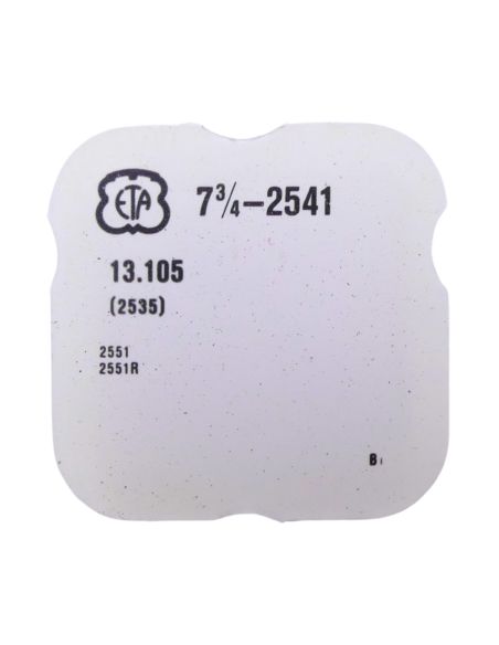 ETA 2541 - 2535 Plaque de maintien de l'étoile de quantième et de l'indicateur de quantième (à l'unité) - Date star and date ind