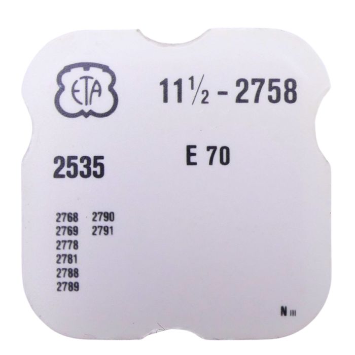 ETA 2758 - 2535 Plaque de maintien de l'étoile de quantième et de l'indicateur de quantième (à l'unité) - Date star and date ind