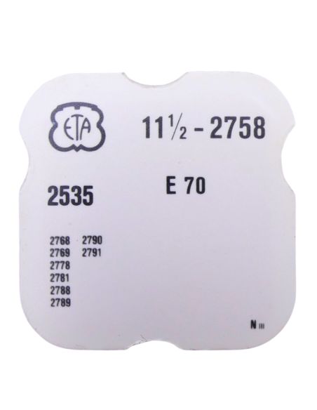 ETA 2758 - 2535 Plaque de maintien de l'étoile de quantième et de l'indicateur de quantième (à l'unité) - Date star and date ind