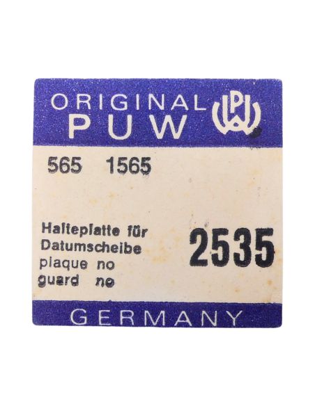 PUW 565 - 2535 Plaque de maintien de l'étoile de quantième et de l'indicateur de quantième (à l'unité) - Date star and date indi