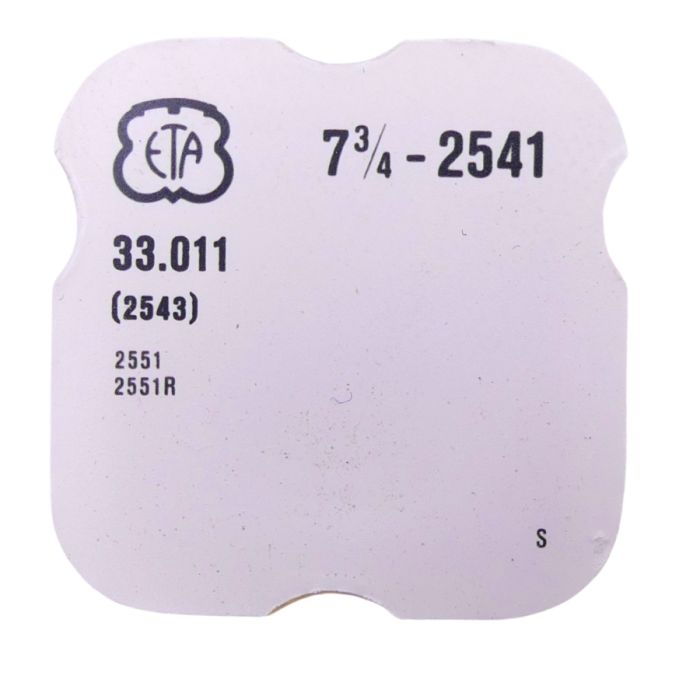 ETA 2541 - 2543 Roue intermédiaire de quantième (à l'unité) - Intermediate date wheel (per unit)