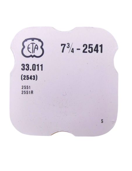 ETA 2541 - 2543 Roue intermédiaire de quantième (à l'unité) - Intermediate date wheel (per unit)