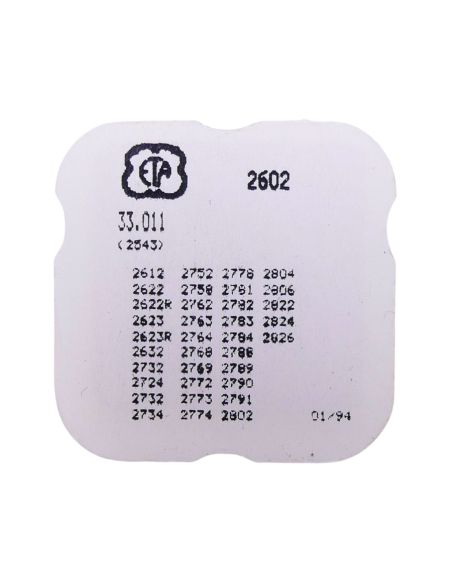 ETA 2602 - 2543 Roue intermédiaire de quantième (à l'unité) - Intermediate date wheel (per unit)