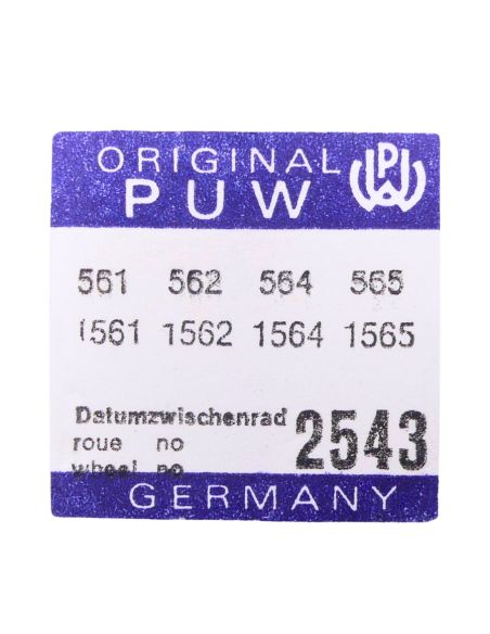 PUW 551 - 2543 Roue intermédiaire de quantième (à l'unité) - Intermediate date wheel (per unit)