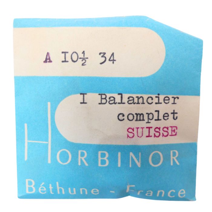 Arogno 34 - 721 Balancier avec spiral plat (à l'unité) - Balance with flat hairspring regulated (per unit)