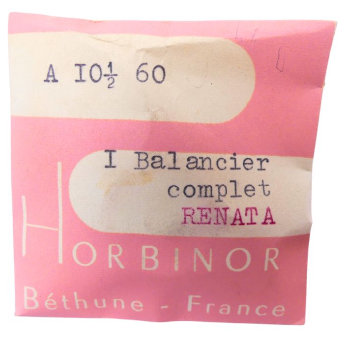Arogno 60 - 721 Balancier avec spiral plat (à l'unité) - Balance with flat hairspring regulated (per unit)