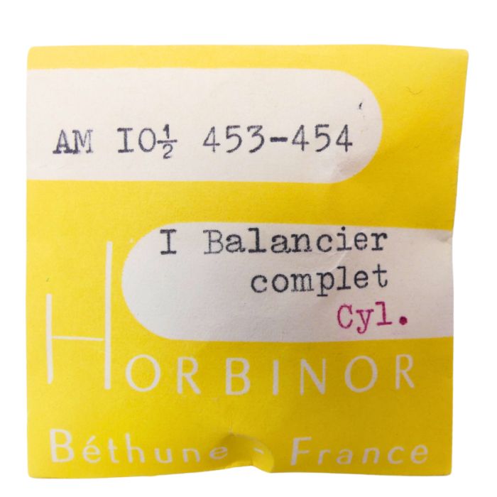 AM 453 - 721 Balancier avec spiral plat (à l'unité) - Balance with flat hairspring regulated (per unit)