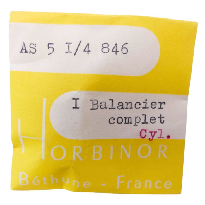 AS 846 - 721 Balancier avec spiral plat (à l'unité) - Balance with flat hairspring regulated (per unit)