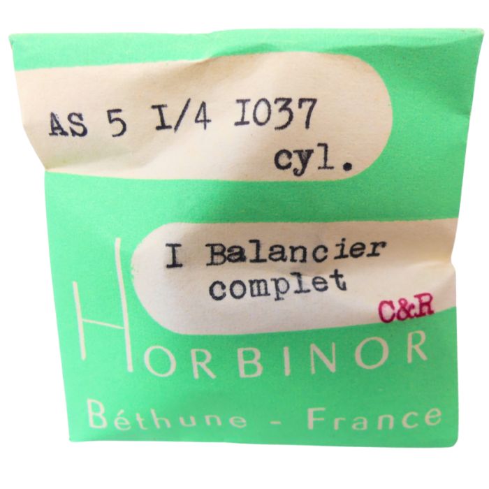 AS 1037 - 721 Balancier avec spiral plat (à l'unité) - Balance with flat hairspring regulated (per unit)