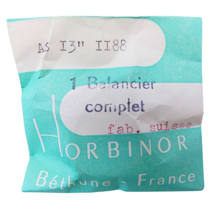 AS 1188 - 721 Balancier avec spiral plat (à l'unité) - Balance with flat hairspring regulated (per unit)