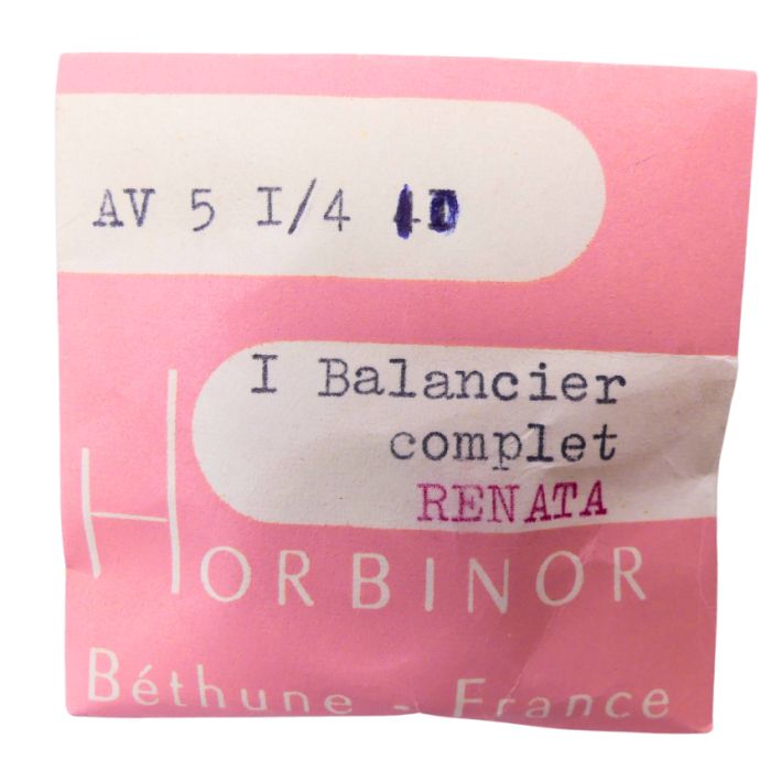 AV 10 - 721 Balancier avec spiral plat (à l'unité) - Balance with flat hairspring regulated (per unit)