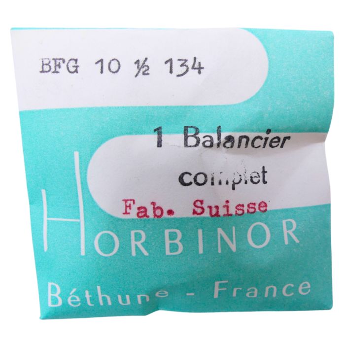 BFG 134 - 721 Balancier avec spiral plat (à l'unité) - Balance with flat hairspring regulated (per unit)