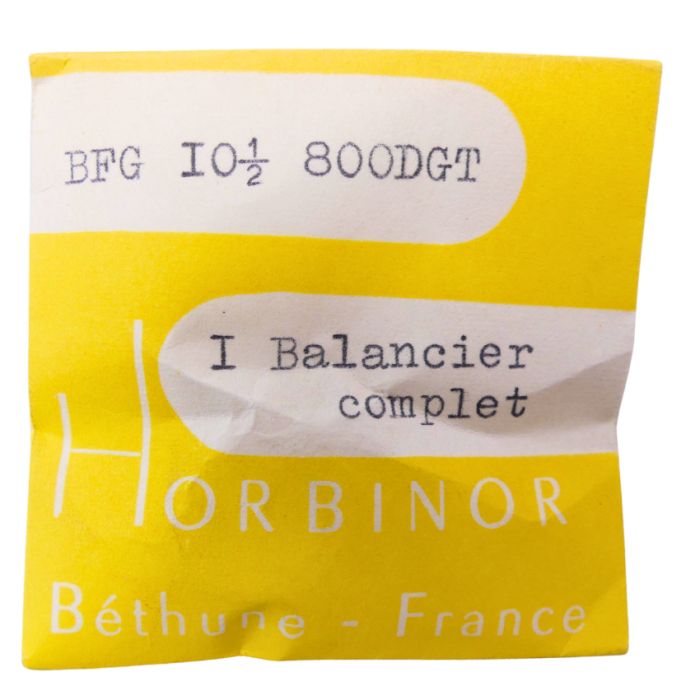 BFG 800 - 721 Balancier avec spiral plat (à l'unité) - Balance with flat hairspring regulated (per unit)